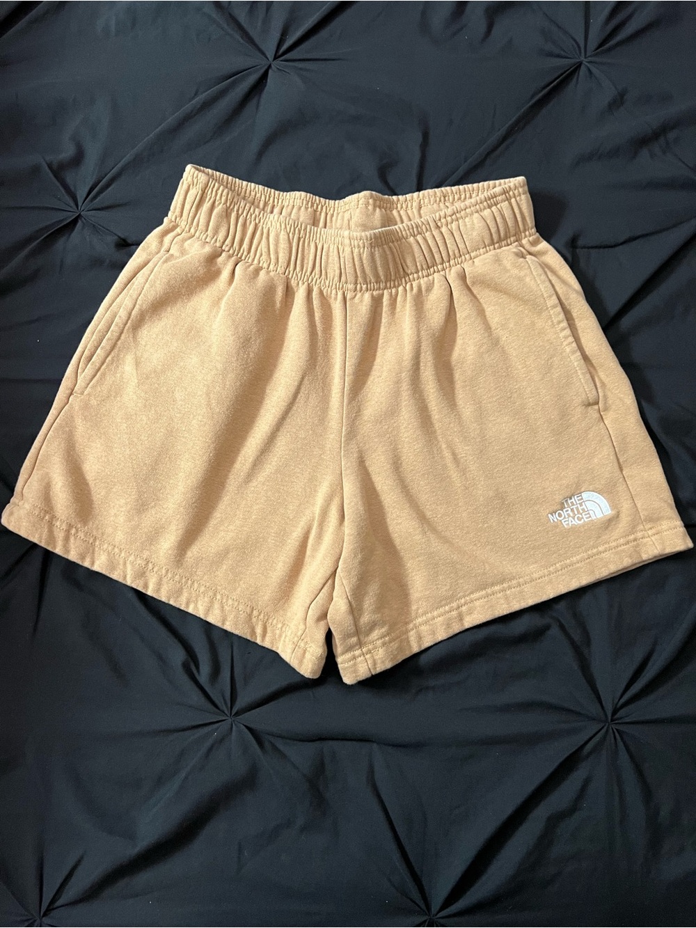 The North Face Women's Tan Athletic Fleece Shorts